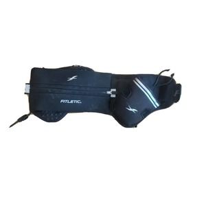 Fitletic Running Belt Bag Water Bottle Holder Adjustable Buckle Size S/M
